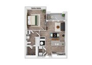 1 Bedroom | 1 Bath | 661 SF
