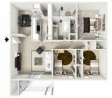 3BR/2BA