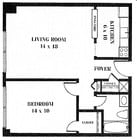 1BR/1BA