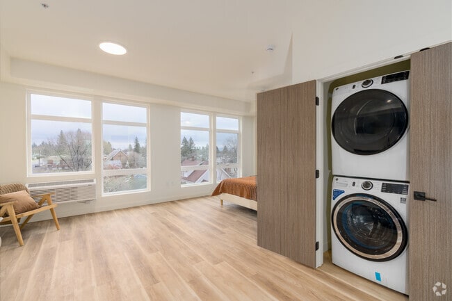 0BR, 1BA- 531SF - Laundry - North Hill Millennium