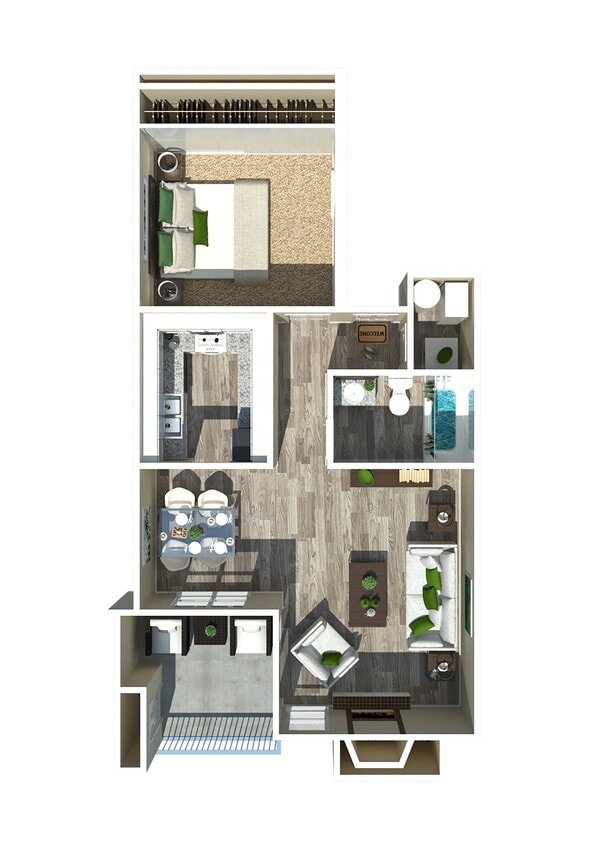 1 Bedroom - 1 Bedroom