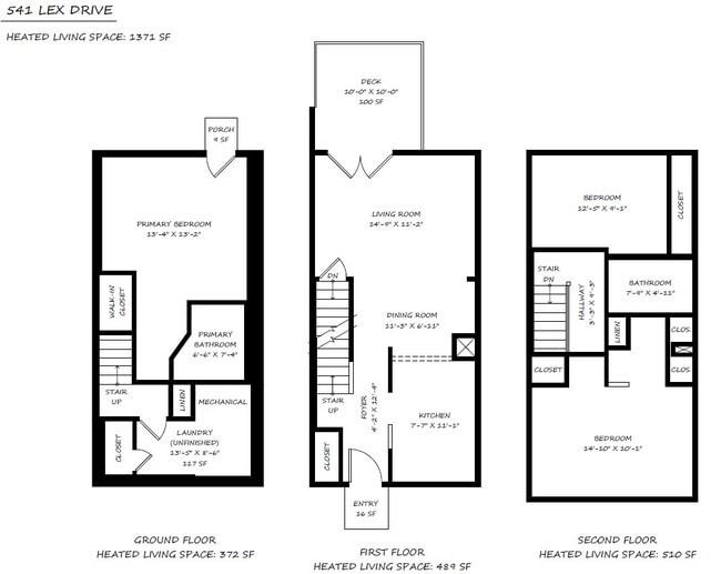 Floor Plan - 541 Lex Dr