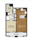 A1 floor plan WaterWall Place