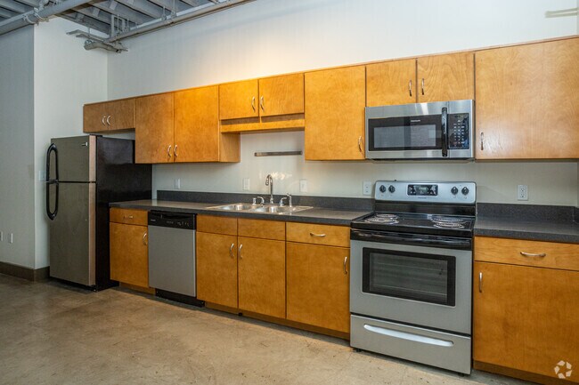 Estudio, 1BA - 895 ft² - Cocina - Whiskey Row Lofts