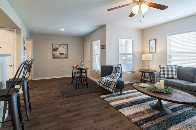 Living Room & Eat In Kitchen - Trails of Sanger Apartments