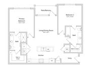 B1 floor plan 4000 Margaret