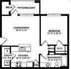 1BR/1BA