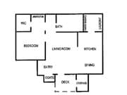 1BR/1BA