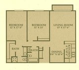 2BR/1.5BA