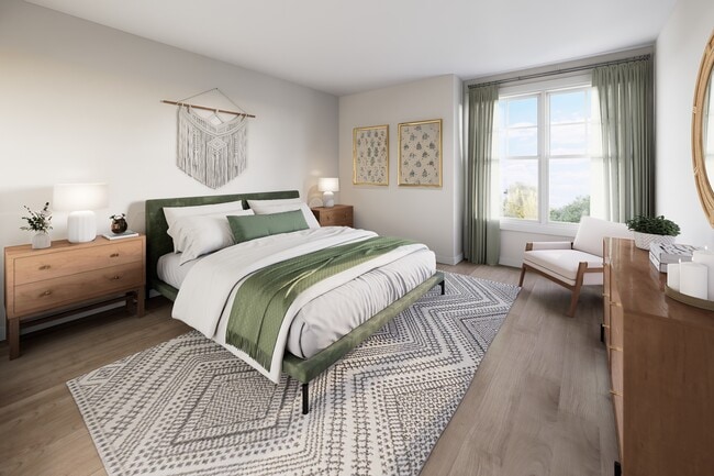 The Red Maple Primary Bedroom