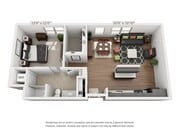Muse - A4 - 1 Beds - 1 Baths - 843 Sq. ft.