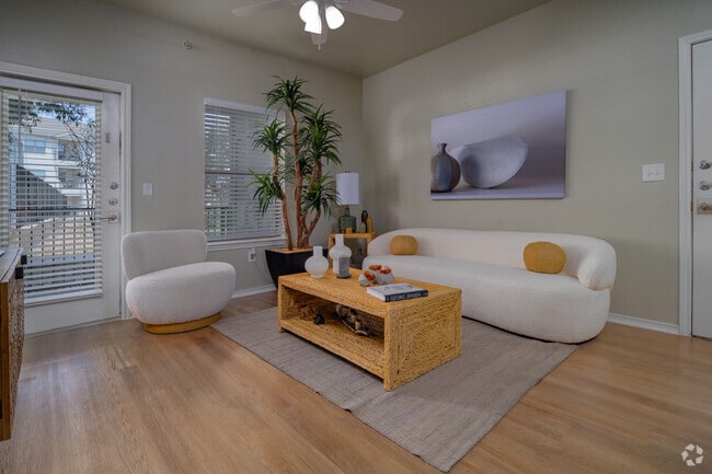 2BR, 1BA - 881SF Living Room