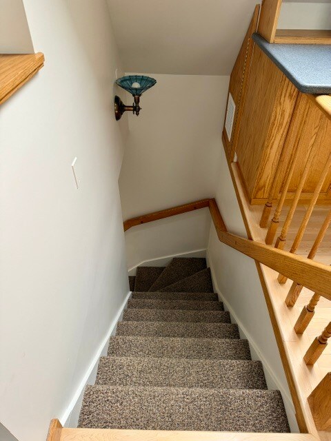 Stairwell to 2nd bedroom - 264 N Pleasant St Unit 264 North Pleasant Street