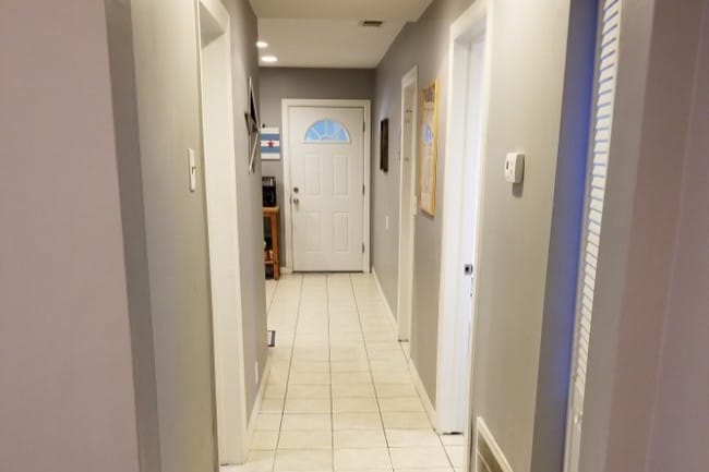 Hallway to Kitchen - 1645 N Mozart St Unit #2 Top Floor