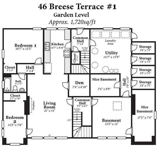 46 N Breese Terrace Unidad 1, #2, #3