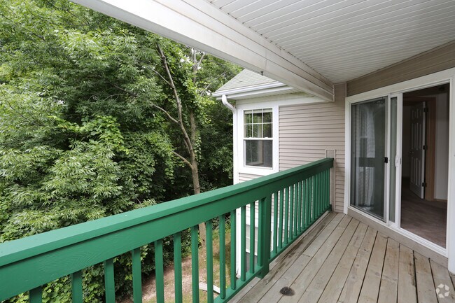 Large private balconies and patios