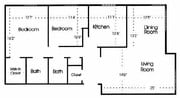 2 Bedroom / 2 Bath
