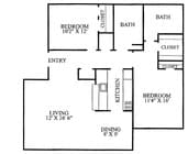 2BR/2BA