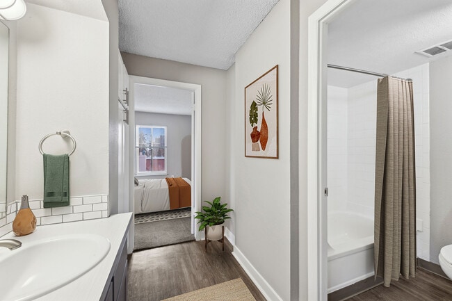 Bathroom at 1 BR x 1 BA - City Floorplan | Arrive 800 Penn | Denver, CO