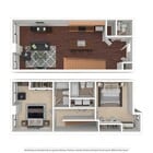2 Bed 2 Bath 1235 sqft