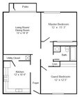 2BR/1BA