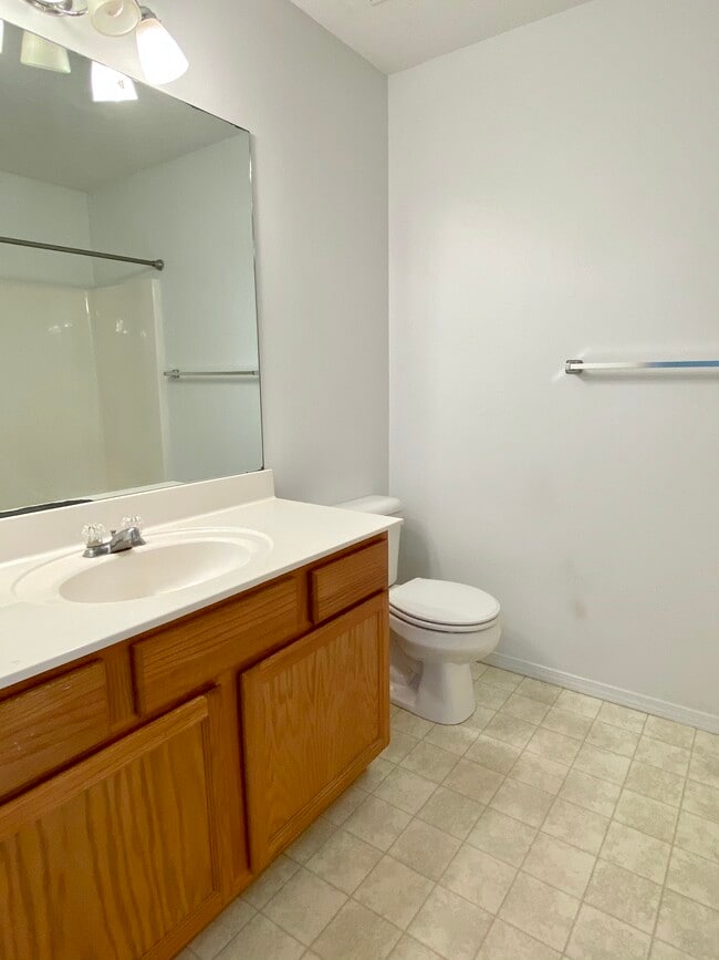 Full bath located upstairs. - 1819 Shay-Lin Court