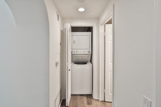 Lavadora y secadora en todos los apartamentos