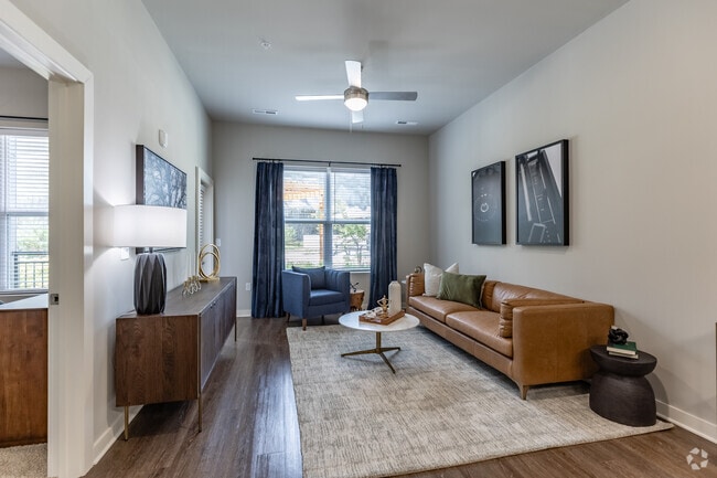 1BR, 1BA - A1 - 734SF - Living Room