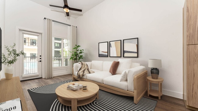 Living Room with Hard Surface Flooring - Lyle