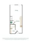 Studio, 1 Bath - Apt C