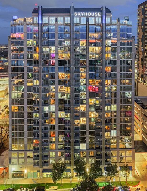 High-rise living in Austin's popular Rainey Street neighborhood