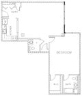1BR/1.5BA