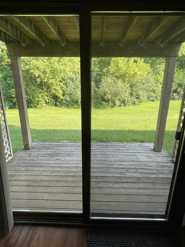 View from living room/deck