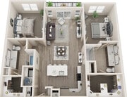 Plano de planta D Domain Town Center