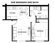1BR/1BA
