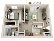 1 Bedroom 1 Bath Standard