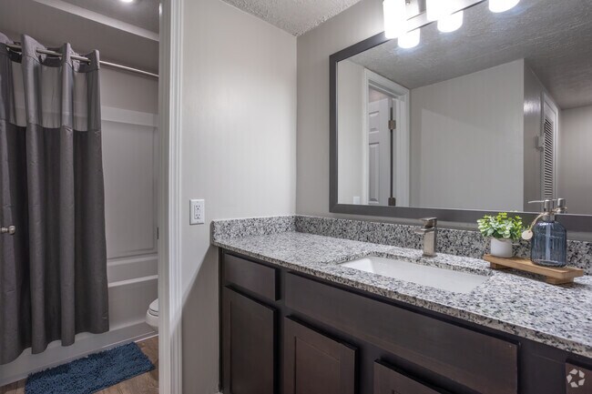 1BR, 1BA - 800SF - Primary Bathroom