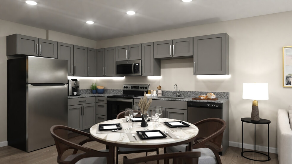 The Exchange at Spring Hill Station - Kitchen Rendering