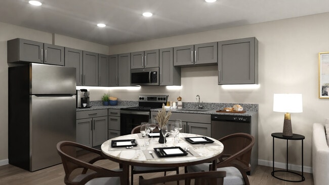 The Exchange at Spring Hill Station - Kitchen Rendering - The Exchange at Spring Hill Station
