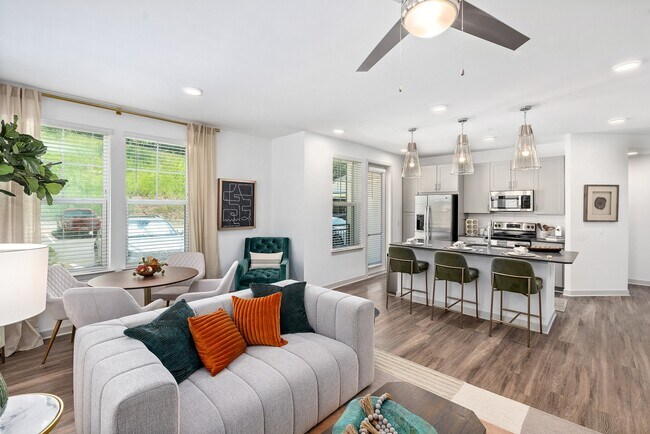 Kitchen and Living Space