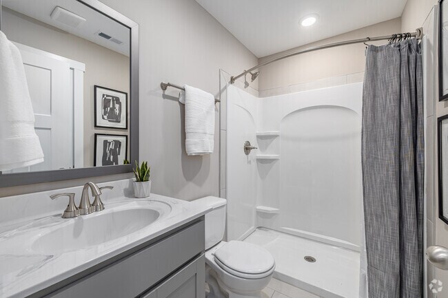2BR, 2BA - 1,244SF - Primary Bedroom