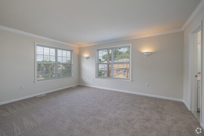 2BR, 2.5BA - 1,100SF - Primary Bedroom