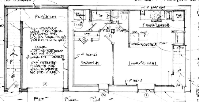 Floor Plan 1st Floor - 3407 Race St Unit #1