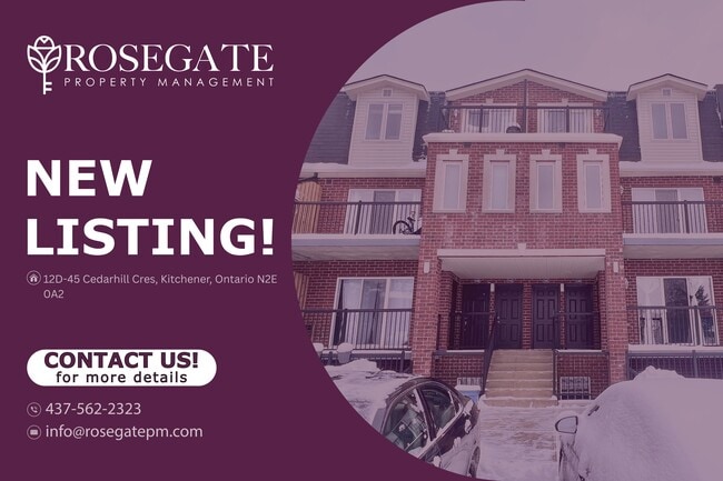 Building Photo - 3-Bedroom Townhouse with Balcony & Parking in Kitchener Unit 12D