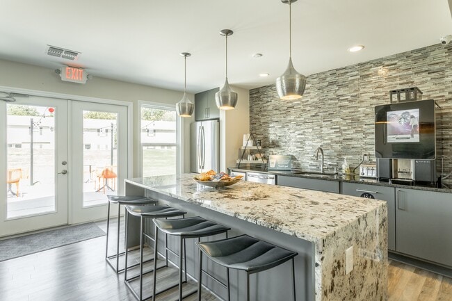 Clubhouse Kitchen at Hawthorne at Lily Flagg in Huntsville, AL