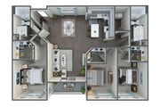 Discover your new lifestyle in this elegant and spacious two-bedroom apartment.