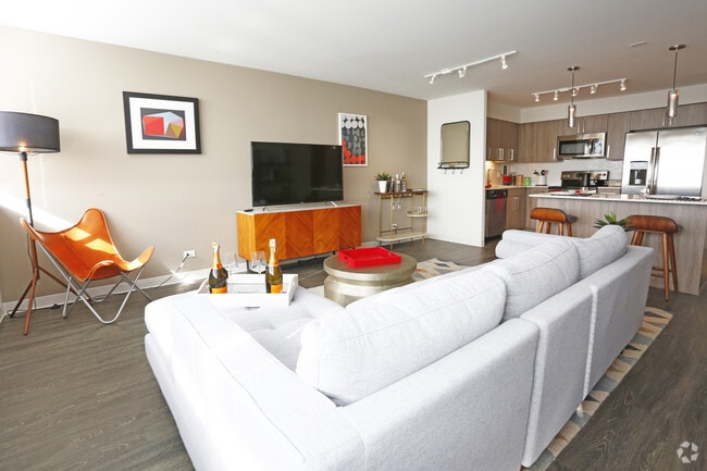 1 BR, 1 BA - living room