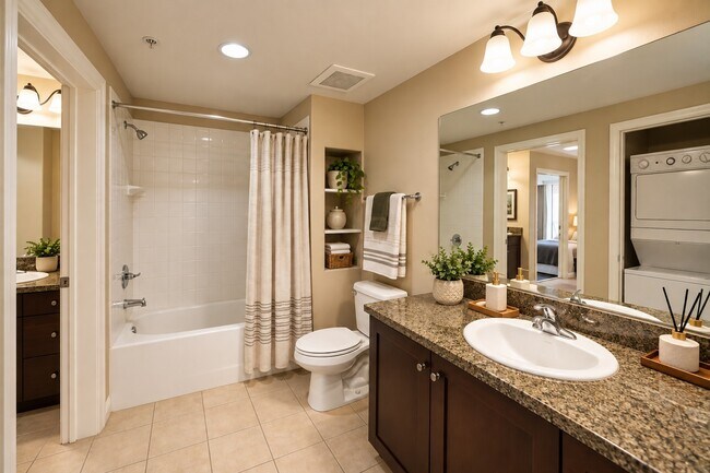 Elevate your living experience at The Pointe with stunning bathrooms that blend style and functionality. Enjoy elegant finishes and ample storage that make daily routines a breeze. Explore your next home today!