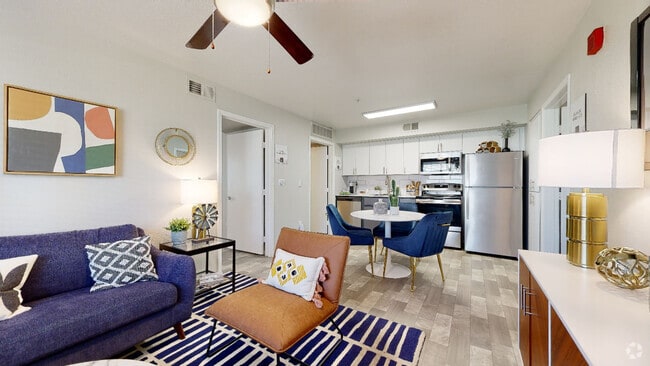 2BR, 2BA - 700SF
