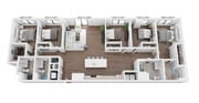 E2 floor plan Grove Central Residences